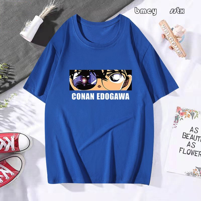 เสื้อยืด-anime-detective-conan-anime-handsome-eyes-of-conan-ตัวละครตัวใหญ่-ไซส์ใหญ่-ใหม่