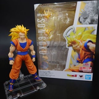 ของแท้💥 มือสอง S.H.Figuarts SHF Super Saiyan 3 Son Goku (Dragon Ball Z )  สวยสุดๆ ราคาถูก พร้อมส่ง