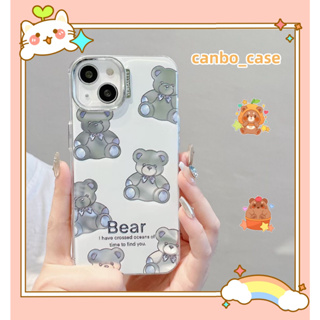 🎁ส่งของขวัญ🎁เคสไอโฟน สำหรับ 11 14 for iPhone Case 13 12 Pro Max แฟชั่น น่ารัก หมีน้อย กันกระแทก เคสนิ่ม เคสโทรศัพท์