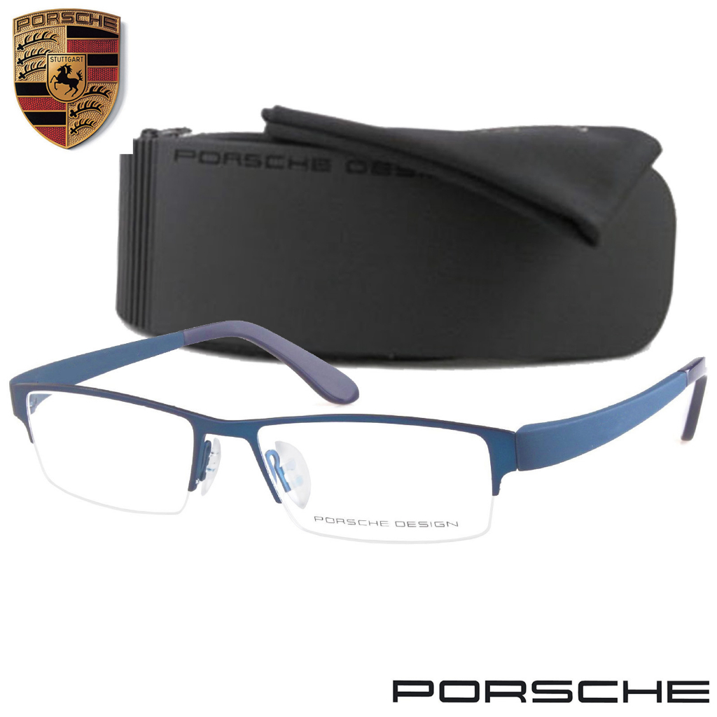 porsche-design-แว่นตา-รุ่น-p-9018-c-4-สีน้ำเงิน-ทรงสปอร์ต-วัสดุ-stainless-steel-กรอบแว่นตา