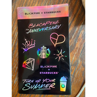 STARBUCKS + BLACKPINK sticker สตาร์บัคส์ สติกเกอร์ คอลเลคชั่น BLACKPINK + STARBUCKS ของแท้ 100%