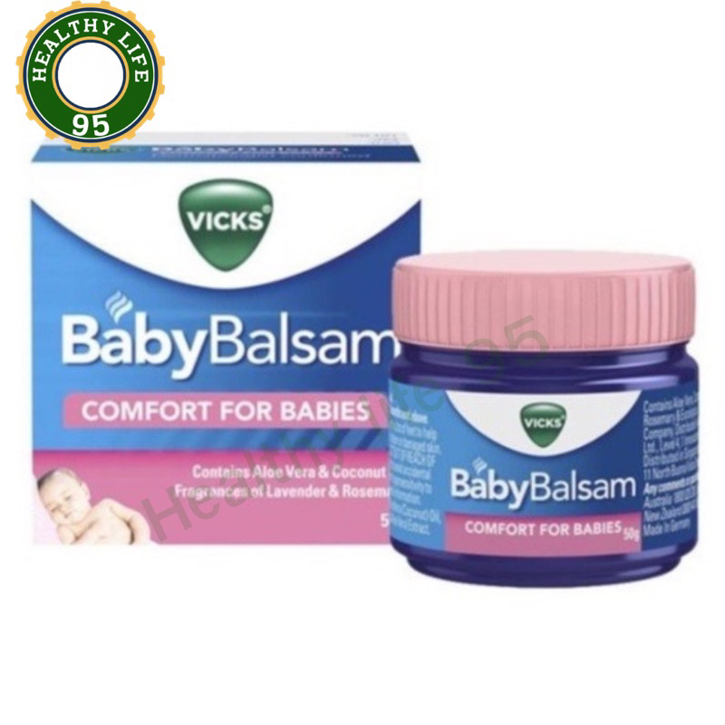 (ของแท้สั่งตรงจากบริษัท).Vicks Baby Balsam 50g ของแท้ ฉลากไทย babyrub ...