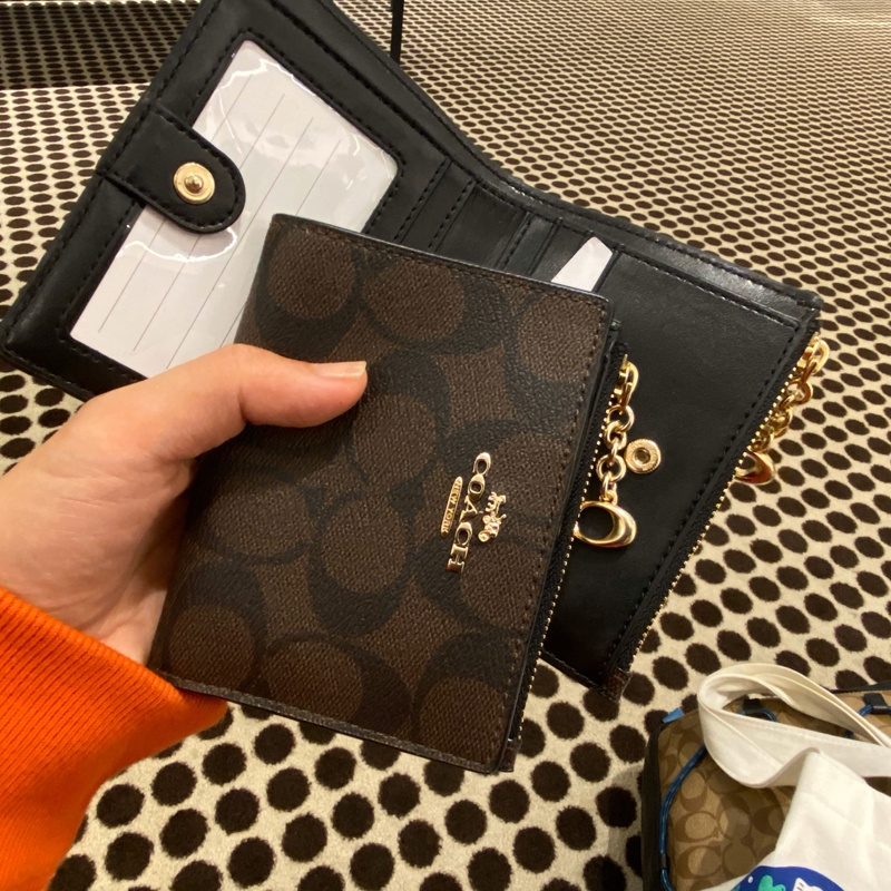 พร้อมส่งจากไทย-f73876-กระเป๋าสตางค์ผู้หญิงแท้-กระเป๋าสตางค์บัตร