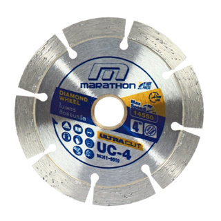 MARATHON ใบเพชรตัดคอนกรีต 4 นิ้ว รุ่น Ultra Cut UC-4 ( Diamond Disc ) แผ่นตัดปูน ใบตัดปูน ใบตัดคอนกรีต ใบเพชร ใบตัด B