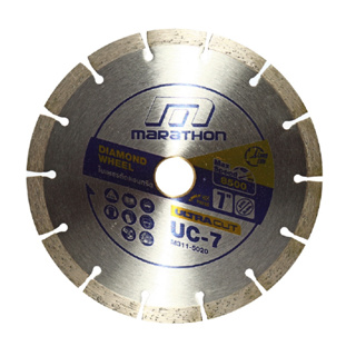 MARATHON ใบเพชรตัดคอนกรีต 7 นิ้ว รุ่น Ultra Cut UC-7 ( Diamond Disc ) แผ่นตัดปูน ใบตัดปูน ใบตัดคอนกรีต ใบเพชร ใบตัด  B