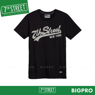 7th Street เสื้อยืด แนวสตรีท รุ่น Original (ดำ_เทา) RSG002 ของแท้