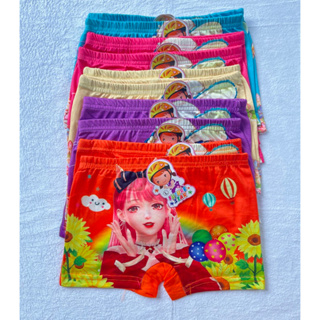 กางเกงในเด็กผู้หญิง (แพ็ค 10 ตัว) คละสีคละลาย