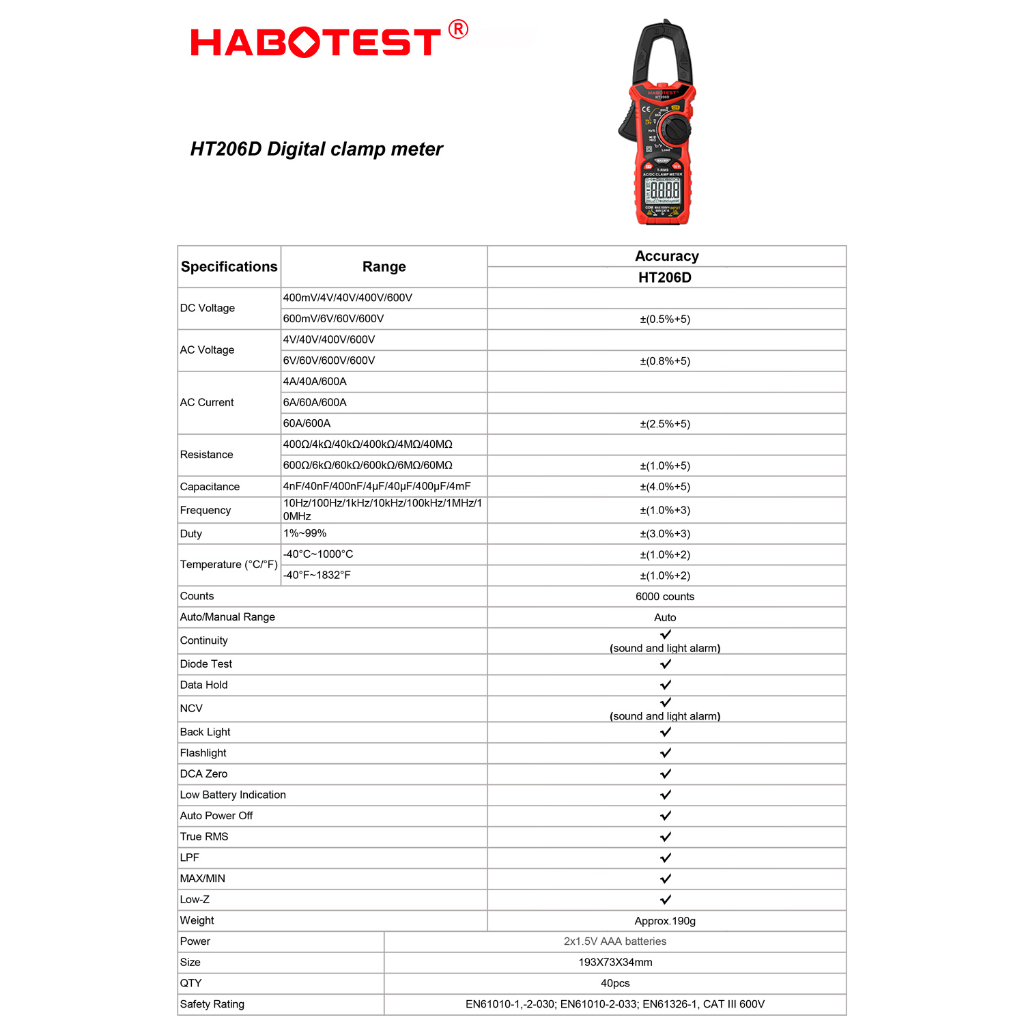 มาถึงภายใน-3-วัน-habotest-แคลมป์มิเตอร์-มัลติมิเตอร์-ปัจจุบันอัตโนมัติช่วงมัลติมิเตอร์-แอมป์-มิเตอร์ทดสอบ-แรงดันไฟฟ้า