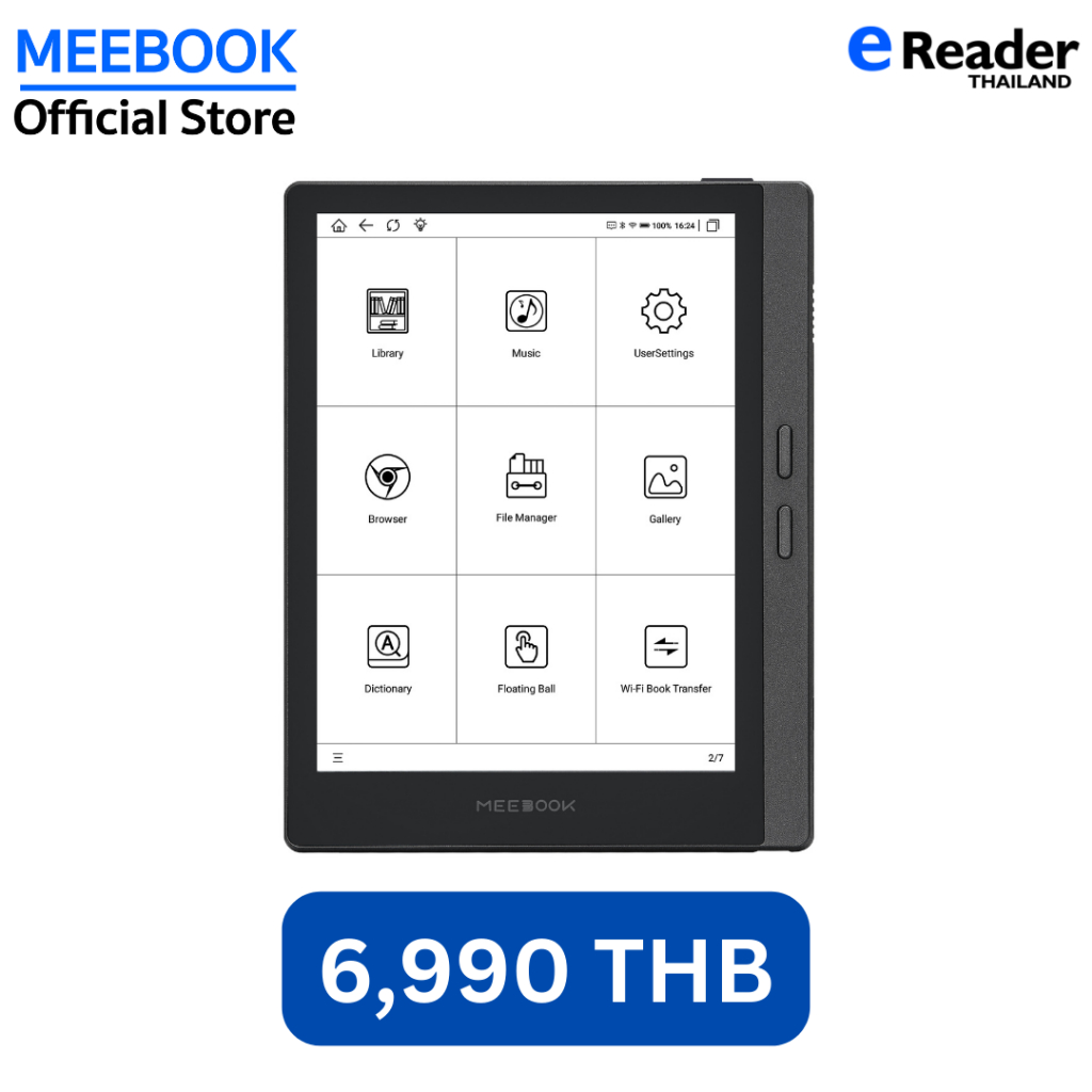 Meebook M7 eBook Reader - New 7" Eink (Android 11 / Micro SD Slot 1TB ...