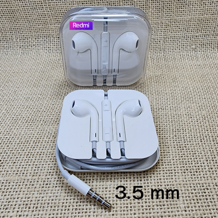 หูฟัง-สมอลทอล์ค-redmi-aux-3-5mm-เรดมี่-รูปทรงสวมใส่สบาย-เสียงดี-เบสนุ่ม-เล่น-หยุดเพลง-เพิ่ม-ลดระดับเสียง-a1