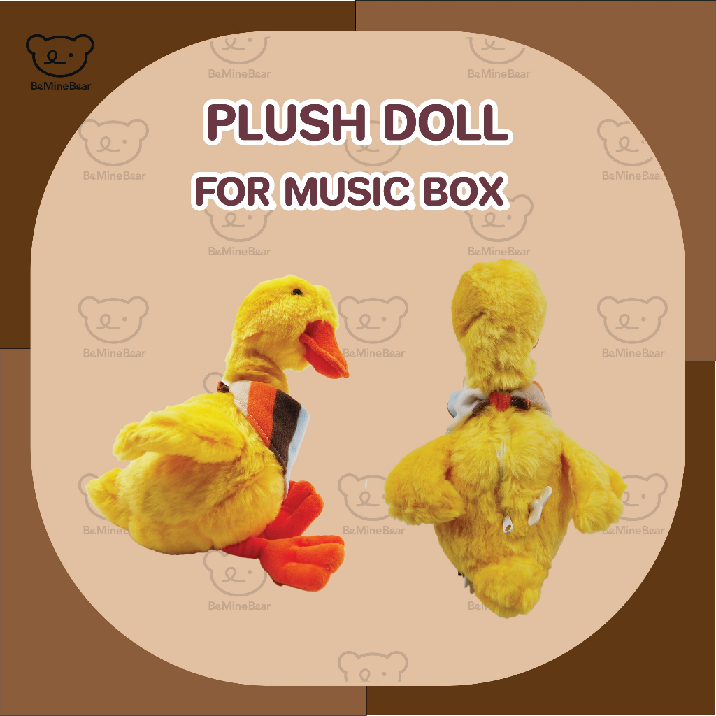 plush-doll-for-music-box-ตุ๊กตากล่องดนตรีเป็ด