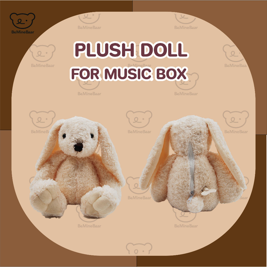 plush-doll-for-music-box-ตุ๊กตากล่องดนตรีกระต่าย