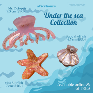 AFTERHOURS | Under the Sea Hair Clip Collection 🐚🦑🌊