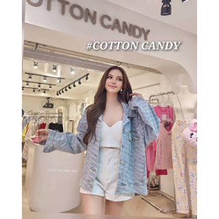 #COTTON CANDY 🍭แจ็คเก็ตยีนส์ลาย cottoncandy signature