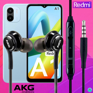 หูฟัง สมอลทอล์ค Redmi AUX In-Ear เรดมี่ อินเอียร์ เสียงดี เบสหนัก สายผ้าถักทนทาน เล่น-หยุดเพลง-เพิ่ม-ลดระดับเสียง A1