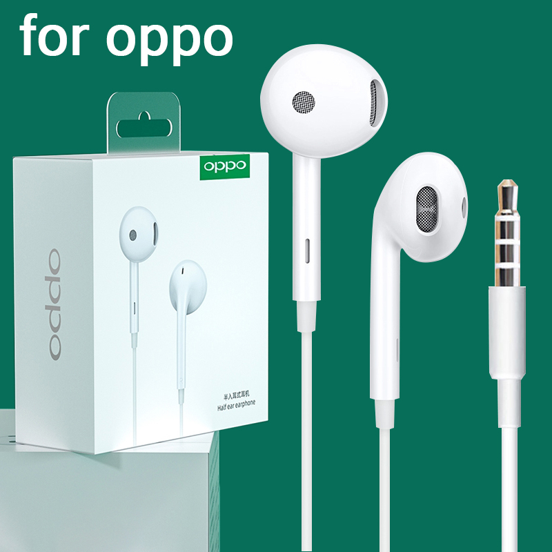 หูฟัง oppo r17 r11 MH135 ไมโครโฟนในตัว ช่องซ้ายและขวา รับประกัน 1 ปี ...