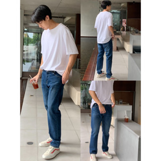 Jeans 03 (790.-) กางเกงยีนส์ผู้ชาย ทรงกระบอกเล็ก ผ้ายีนส์แท้ ทรงสวย สีสวยมาก