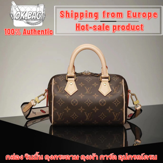 👜หลุยส์วิตตอง Louis Vuitton Speedy Bandoulière 20 Shoulder bag กระเป๋า สุภาพสตรี/กระเป๋าสะพายไหล่