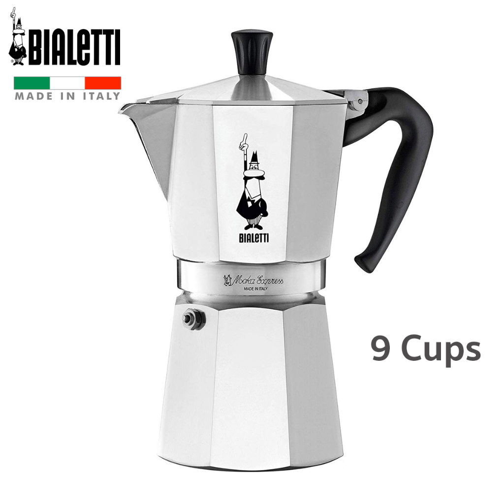 เครื่องชงกาแฟ Bialetti Moka Pot Bialetti Moka Express 9 cups Shopee