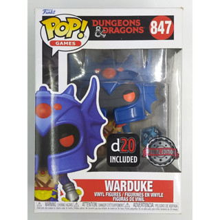 Funko Pop Game Dungeons &amp; Dragons - Warduke #847 (กล่องมีตำหนินิดหน่อย)