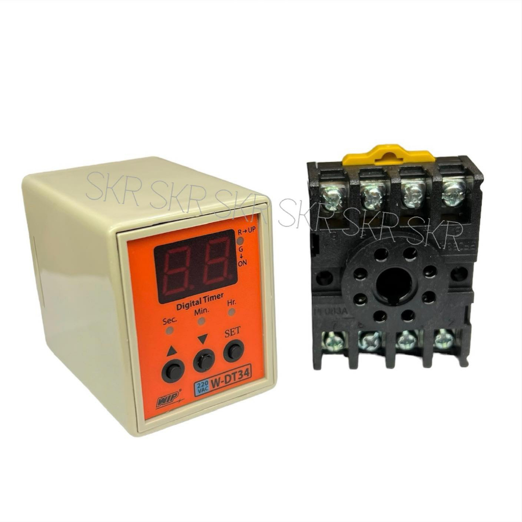 WIP ไทม์เมอร์ หน่วงเวลา W-DT34 W-DT2 100-265 VAC หน่วงเวลา (1 วินาที ...