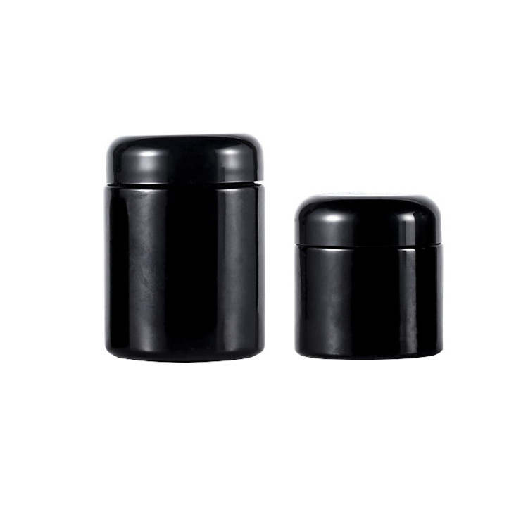 กระปุกดำ-กันแสง-ขนาด-4-oz-สามารถใส่ดอกได้-3-5-กรัม-storage-jar-uv-shield-uv-jar-กระปุกโหล-ฝาแบน-ฝากลม-child-resistant