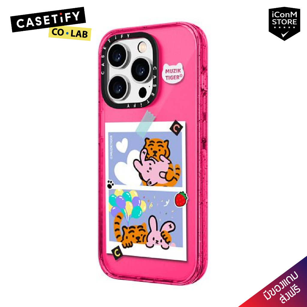 [พร้อมส่ง] CASETiFY - MUZIKTIGER & RABBIT Photo (Bubble Gum) เคสสำหรับ ...