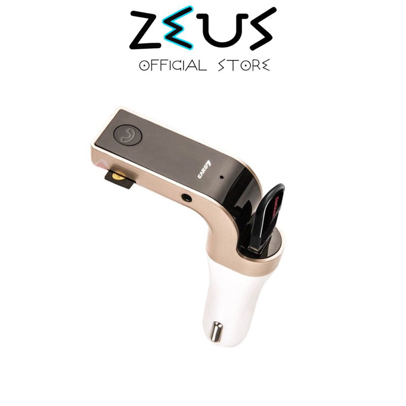 ภาพหน้าปกสินค้าG7 Kit bluetooth อุปกรณ์ติดรถยนต์ FM Transmitter Car Charger บลูทูธติดรถยนต์ จากร้าน zeusofficialstore บน Shopee