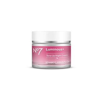 No7 Luminous+ Tone Up Night Cream 50 ML นัมเบอร์เซเว่น ลูมินัส พลัส โทน อัพ ไนท์ ครีม 50 มล.