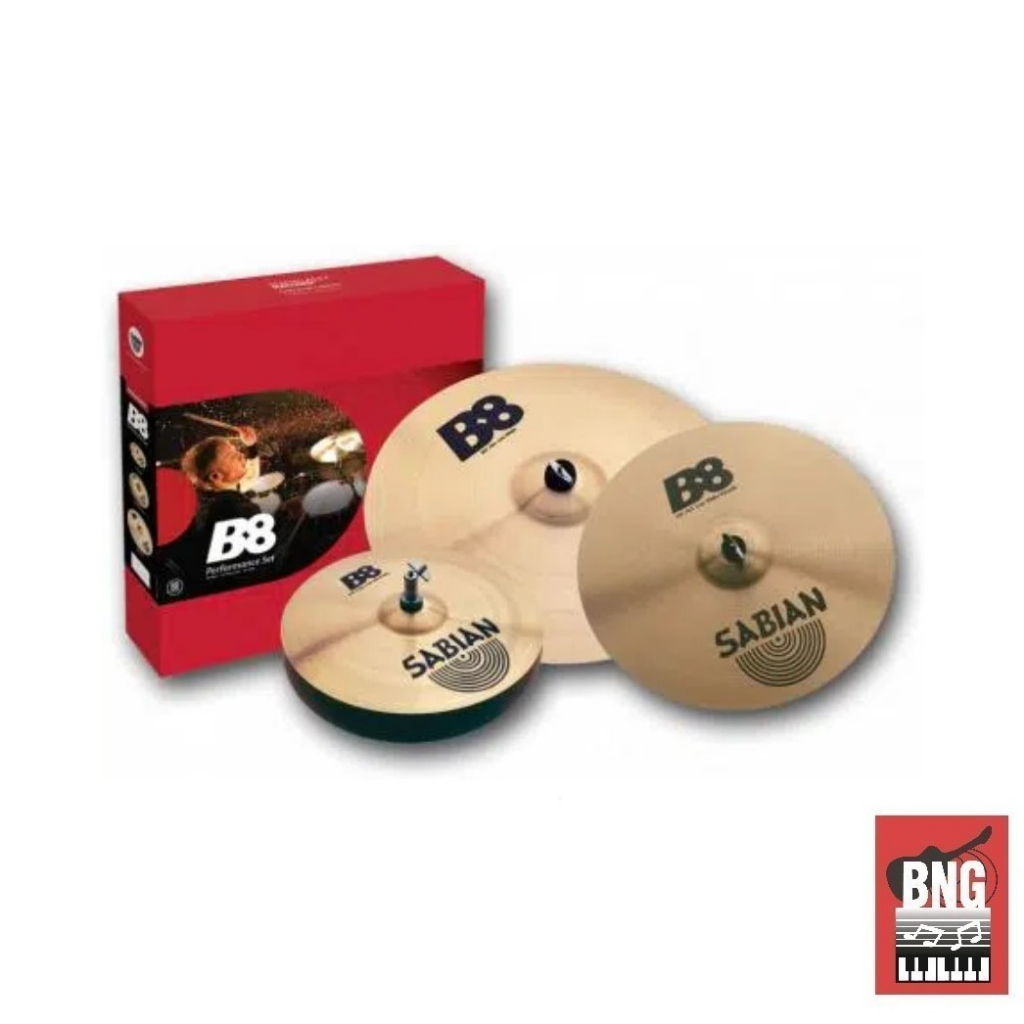 sabian-รุ่น-b-8-ฉาบสำหรับกลองชุดครบเช็ต-ราคาประหยัด