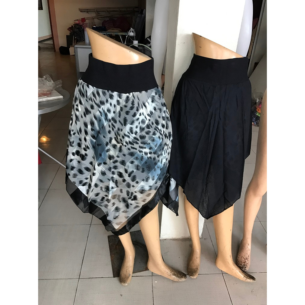 ids005-พร้อมส่ง-กระโปรงขอบยาง-มีซับใน
