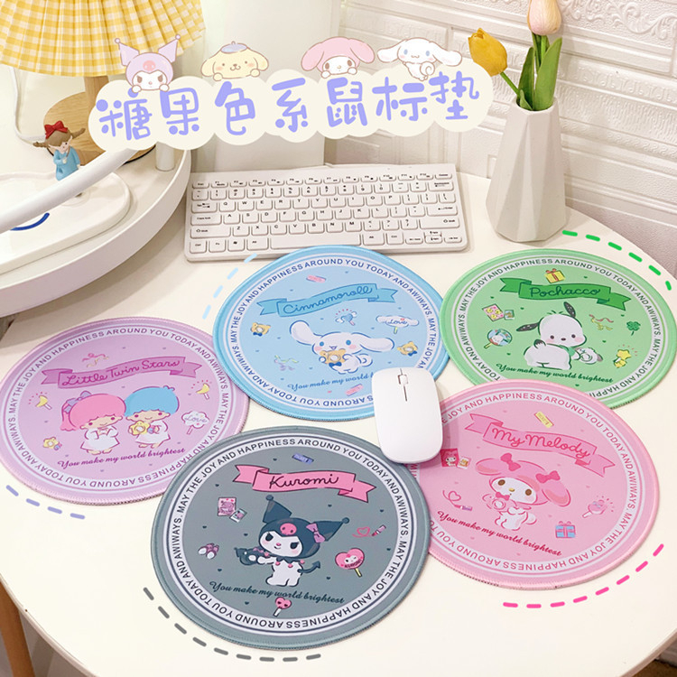 พร้อมส่ง-sanrio-mouse-pad-แผ่นรองเม้าส์-ที่รองเม้าส์