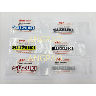 สติ๊กเกอร์ SUZUKI แท้ศูนย์ (7ซม*1ซม)ซูซูกิ/สติ๊กเกอ/สติ๊กเกอร์ซูซูกิ/โลโก้SUZUKI/โลโก้ซูซูกิ/สติ๊กเกอร์ฝาครอบท้ายเบาะ