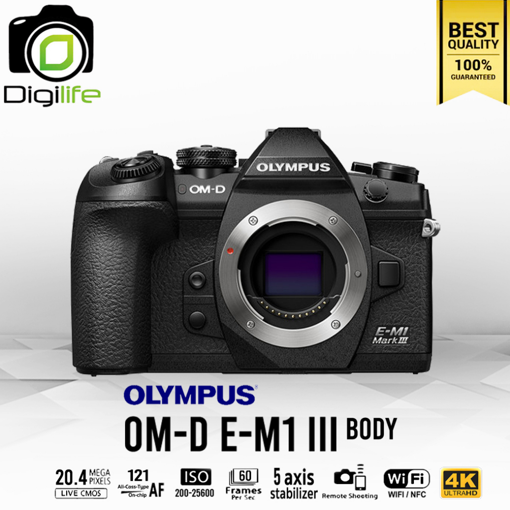 ภาพหน้าปกสินค้าOlympus Camera OM-D E-M1 Mark III Body - รับประกันร้าน Digilife Thailand 1ปี