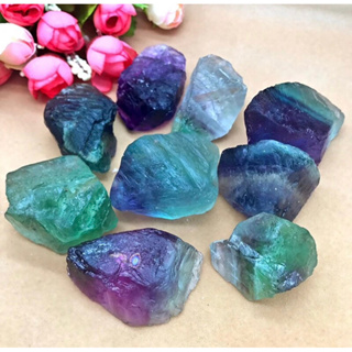 ภาพหน้าปกสินค้า1 Pc Natural Colorful fluorite Crystal 2-3 cm Healing Quartz Ore Mineral Energy Stone Fluorite Ornaments Rock Specimen ซึ่งคุณอาจชอบราคาและรีวิวของสินค้านี้