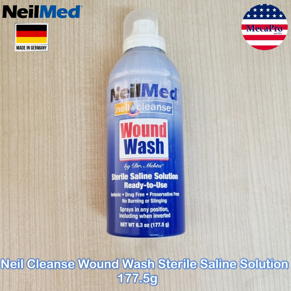 NeilMed® Neil Cleanse Wound Wash Sterile Saline Solution Spray 177.5 g