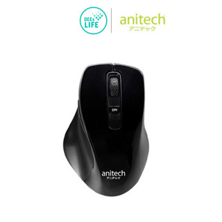 [มีประกัน] Anitech แอนิเทค Wireless mouse เมาส์ไร้สาย รุ่น W219 สีดำ น้ำหนักเบา