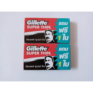 ภาพหน้าปกสินค้าใบมีดโกน ยิลเลตต์ รุ่น Super Thin (Gillette Super Thin) 5+1 แบบ 2/4 กล่อง ที่เกี่ยวข้อง