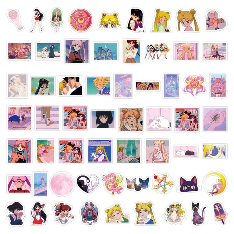 สติ๊กเกอร์-sailor-moon-456-เซเลอร์มูน-56ชิ้น-อัศวินเซเลอร์มูล-อนิเมะ-เซล่ามูน-เซเลอร์มูล-ญี่ปุ่น-เซเลอมูน-การ์ตูน-moon