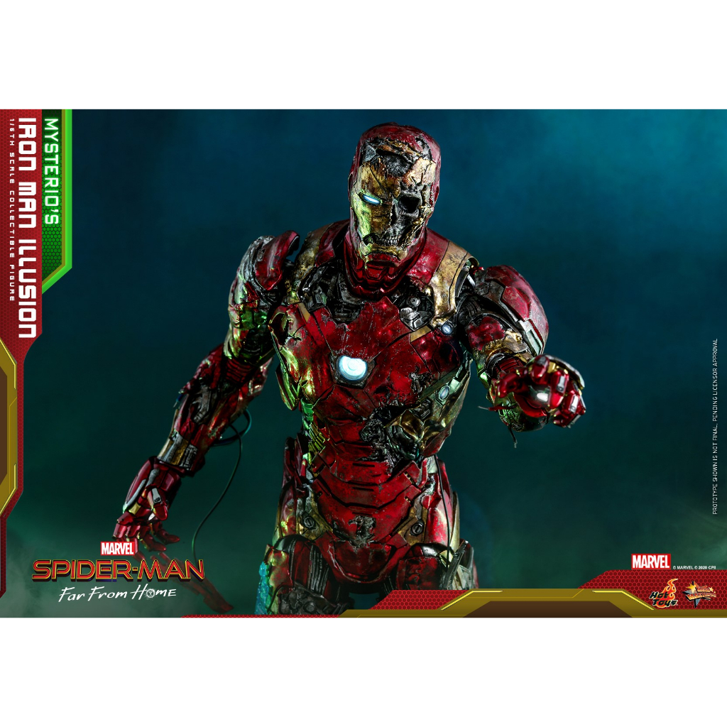 hot-toys-mms580-spider-man-far-from-home-mysterio-s-iron-man-illusion-มือสอง