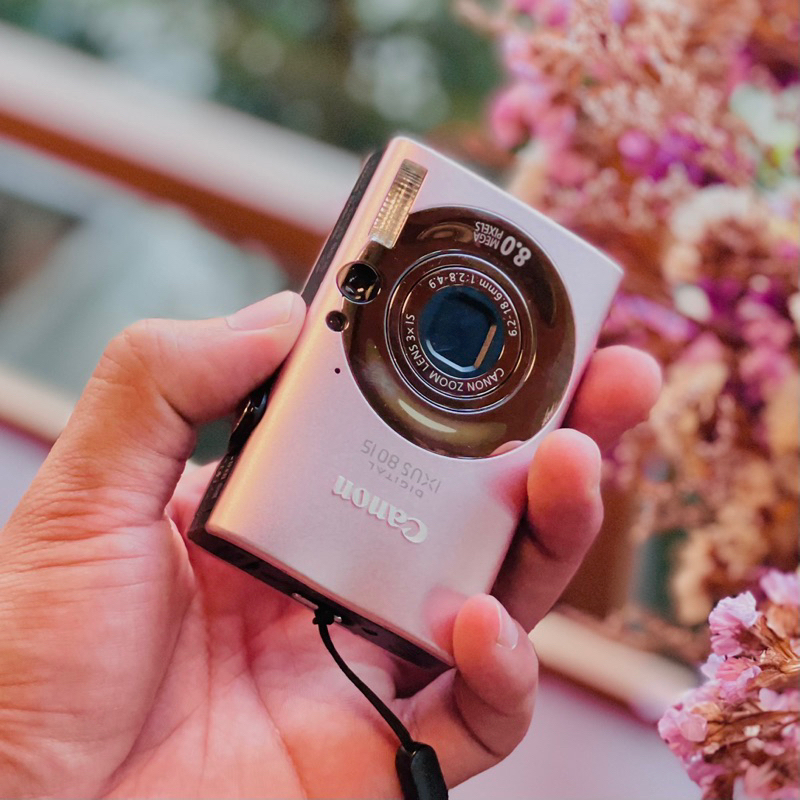 กล้องดิจิตอลเก่า Canon IXUS 80 IS (สภาพมิ้นริ้วรอยแทบไม่มี อุปกรณ์ครบ ...