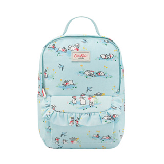 Cath Kidston Kids Modern Frilly Medium Backpack Spring Bunnies and Lambs  Blue