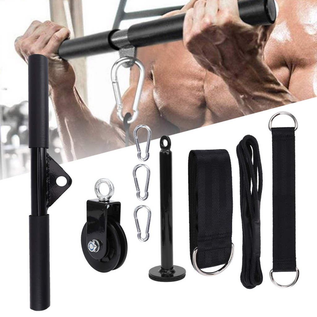 9Pcs/Set DIY Fitness Equipment Set Loading Pin Pull Triceps Training ...