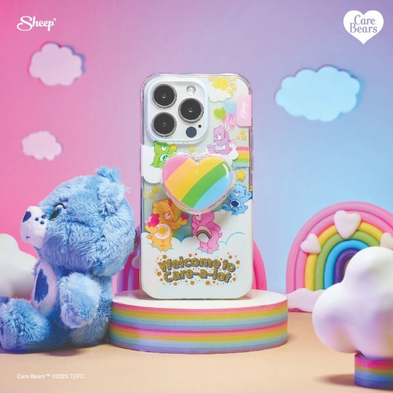 เคสไอโฟน-care-bear-แถม-grip-tok-แบรนด์-sheep