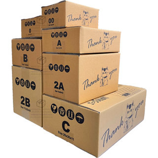 ภาพขนาดย่อของภาพหน้าปกสินค้ากล่องพัสดุ กล่องไปรษณีย์ เบอร์ 0+4 แพ็ค 20ใบ จากร้าน thrrpacking บน Shopee