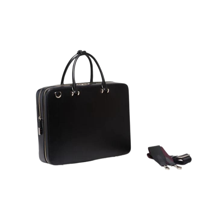 faire-collective-bond-all-purpose-briefcase-vegetable-tanned-colour-black-กระเป๋าเอกสาร-สายยาว-กระเป๋าโน๊ตบุ๊ค