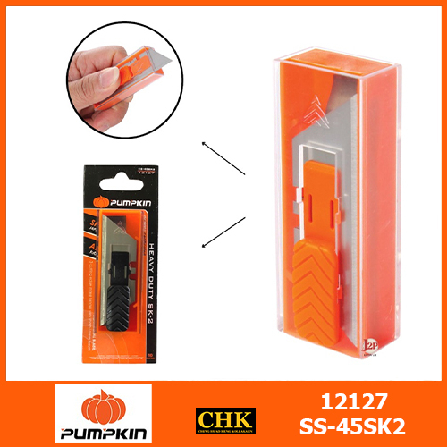 pumpkin-ใบมีดเลเซอร์-heavy-duty-sk2-รุ่น-ss-45sk2-12127-1-แพ็ค-บรรจุ-10-ใบ-พัมคิน-ใบมีด-ใบมีดคัตเตอร์-คัตเตอร์