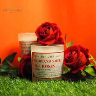 Stop and smell the roses (English rose) - Scented candle 140g, 225g เทียนหอม 29th Candle ส่งฟรี!!