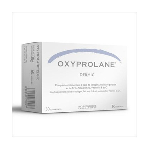 Oxyprolane Dermic - 60 Capsules De Collagène Pour Une Peau, Des Ongles Et Des Cheveux éclatants | LABORATOIRES BIO RECHERCHE
