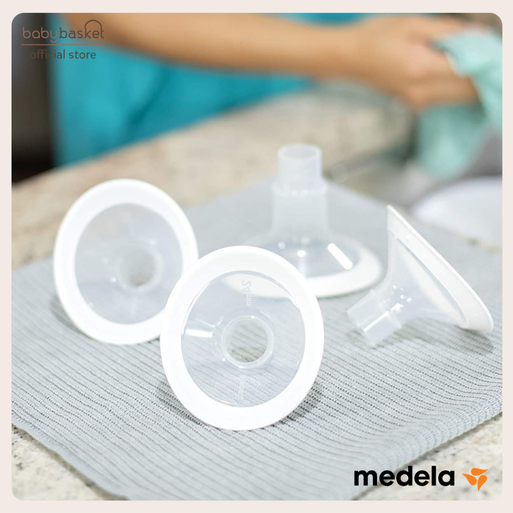 กรวยปั๊มนม-แบบนิ่ม-medela-accessory-personal-fit-flex-ผลิตด้วย-flex-technology